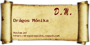 Drágos Mónika névjegykártya