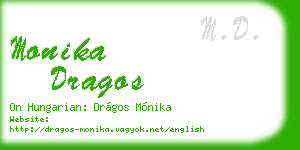 monika dragos business card
